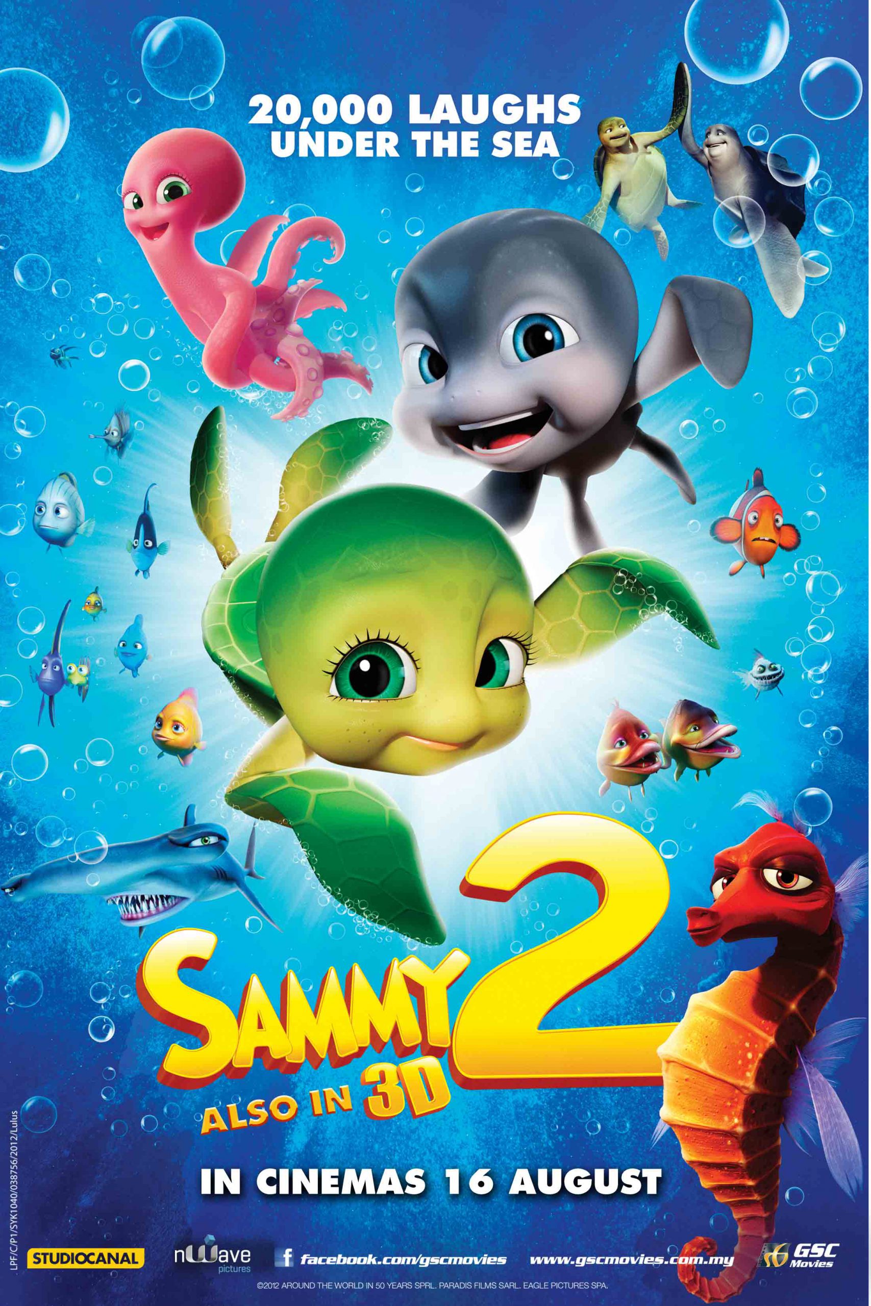 ดูหนังออนไลน์ฟรี Sammys Adventures 2 (2012) แซมมี่ ต.เต่า ซ่าส์ไม่มีเบรก 2