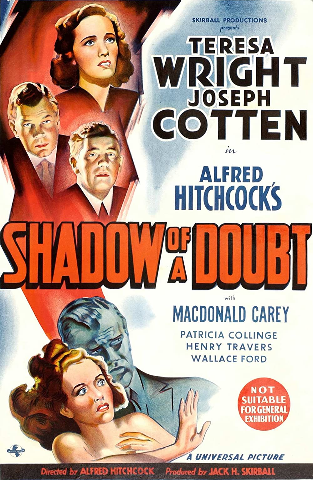ดูหนังออนไลน์ฟรี Shadow of a Doubt (1943) แชด’โด ออฟ อะ เดาทฺ